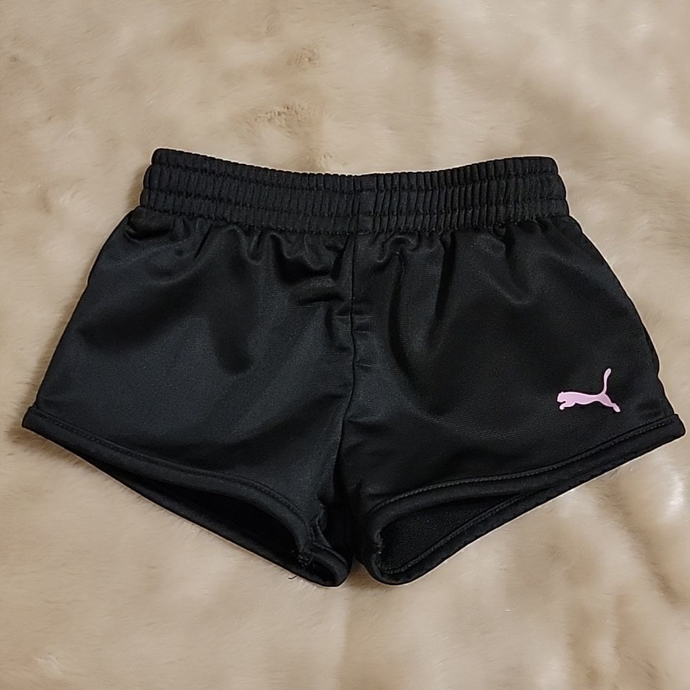PUMA BLACK ACTIVE SHORTS, SIZE 18 MONTHS
